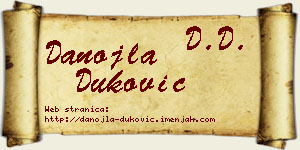 Danojla Duković vizit kartica